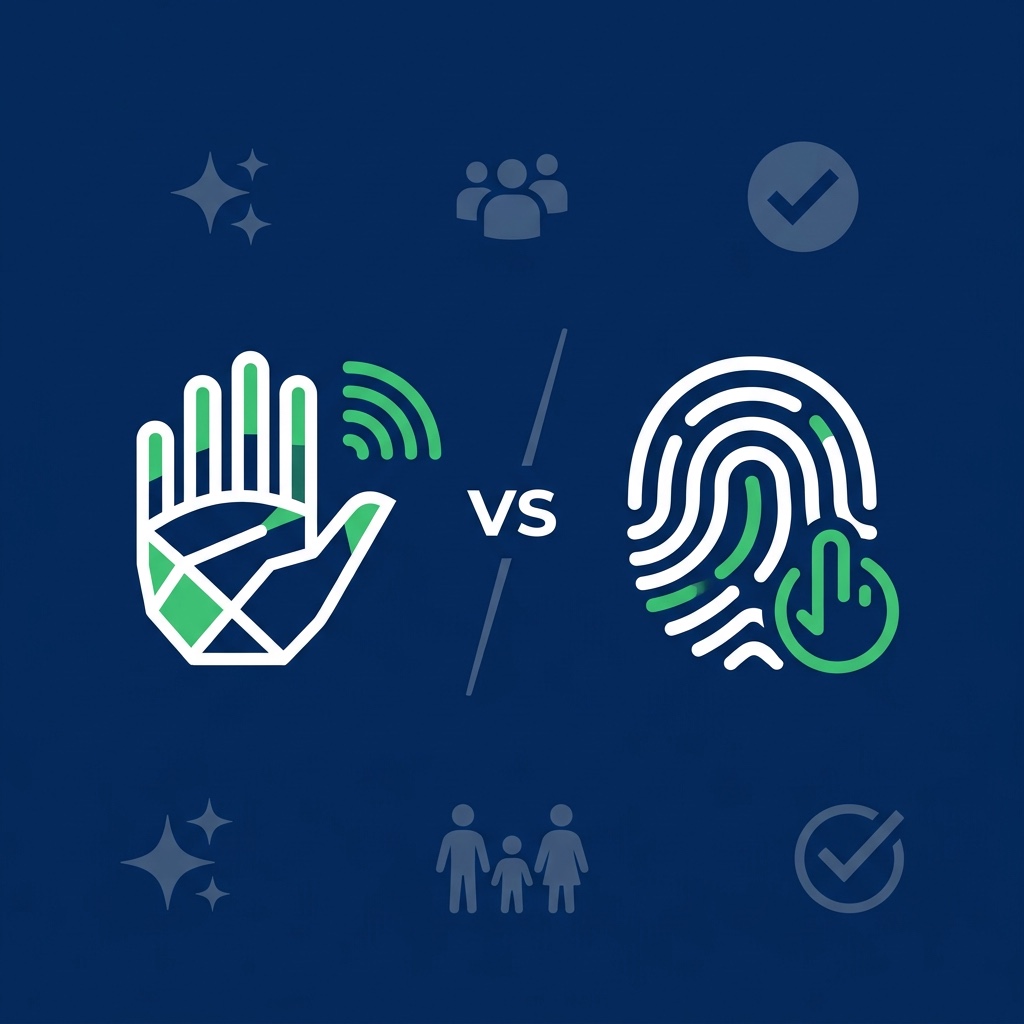 Palm Recognition vs Fingerprint: Hygiene, Reliability, and Age Inclusivity