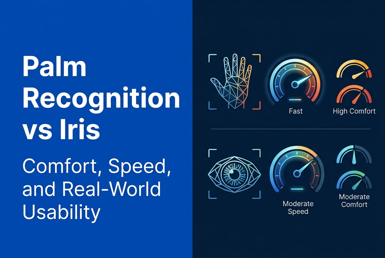 Palm Recognition vs Iris: Comfort, Speed, and Real-World Usability